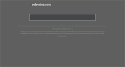 Desktop Screenshot of colection.com